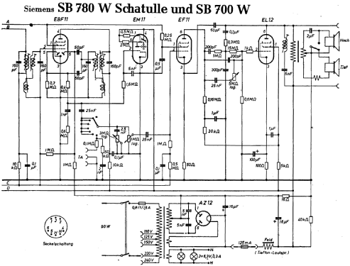 Schatulle SB700W; Siemens & Halske, - (ID = 655354) Radio