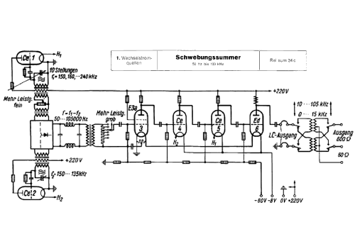 Schwebungssummer Rel.sum.34c; Siemens & Halske, - (ID = 517339) Equipment