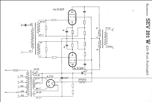 SEV201W; Siemens & Halske, - (ID = 6833) Ampl/Mixer