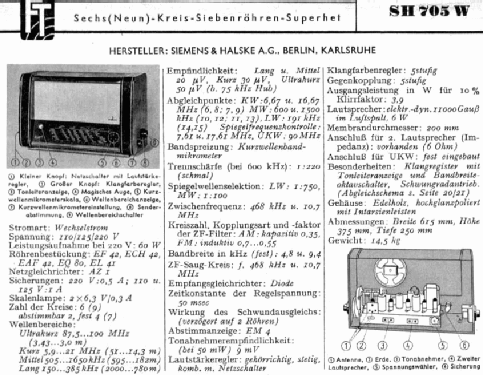 Siemens Gross-Super 51 SH705W; Siemens & Halske, - (ID = 84265) Radio