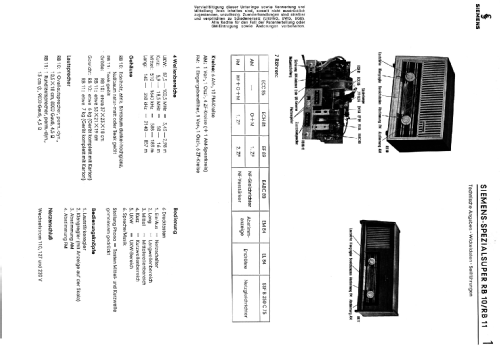 Spezialsuper RB11; Siemens & Halske, - (ID = 17484) Radio