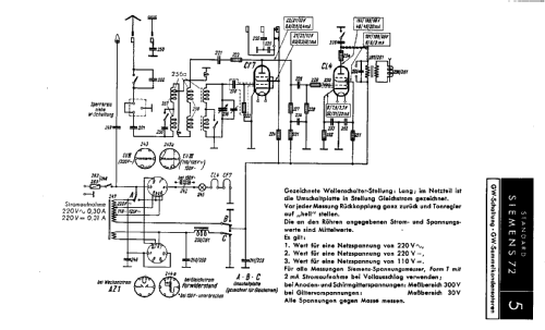 Standard 72GW; Siemens & Halske, - (ID = 180651) Radio