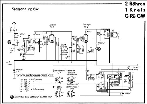 Standard 72GW; Siemens & Halske, - (ID = 41995) Radio