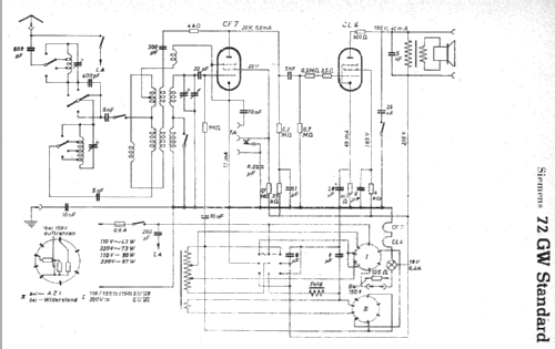 Standard 72GW; Siemens & Halske, - (ID = 6683) Radio