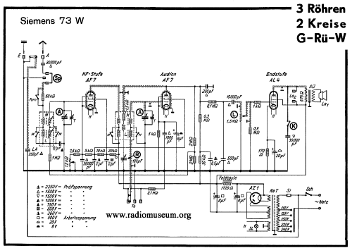 Standard 73W; Siemens & Halske, - (ID = 43245) Radio