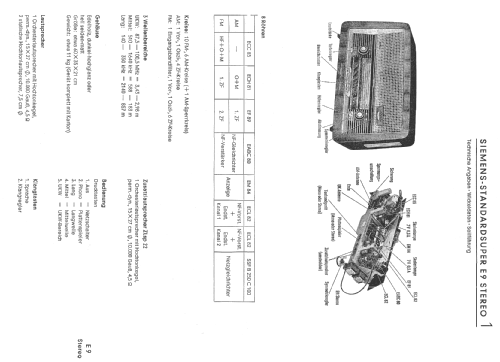 Standardsuper E9 Stereo; Siemens & Halske, - (ID = 277661) Radio