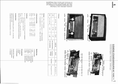 Standardsuper RC11; Siemens & Halske, - (ID = 25256) Radio