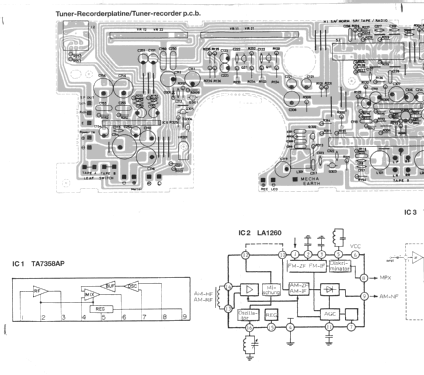 Stereo Radiorecorder RM845; Siemens & Halske, - (ID = 1042195) Radio