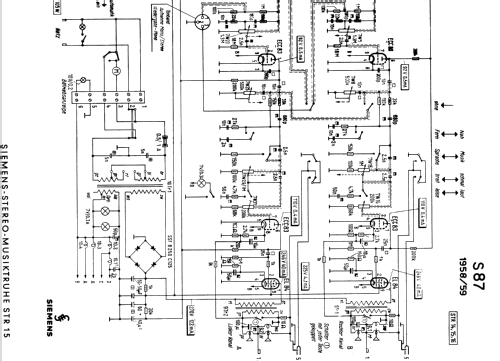 Stereo-Musiktruhe STR15; Siemens & Halske, - (ID = 331105) Radio