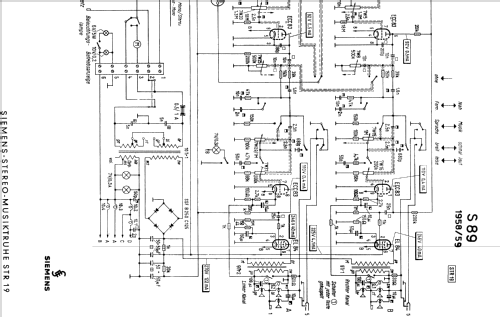 Stereo-Musiktruhe STR19; Siemens & Halske, - (ID = 331096) Radio