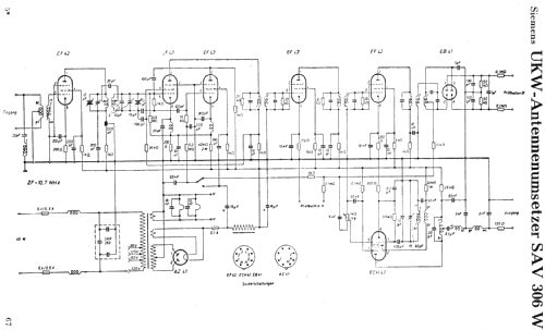 UKW-Antennenumsetzer SAV306W; Siemens & Halske, - (ID = 300682) Commercial TRX