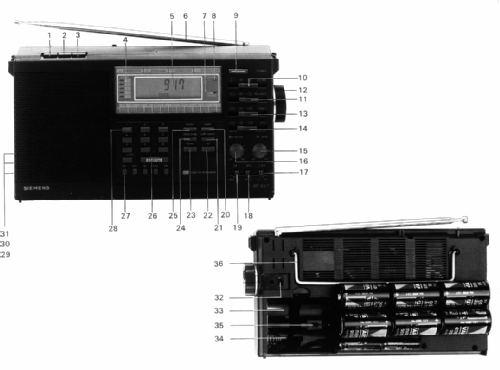 World Band Receiver RK651; Siemens & Halske, - (ID = 158639) Radio