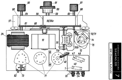 Zweiröhren Standard 520GWL; Siemens & Halske, - (ID = 181733) Radio