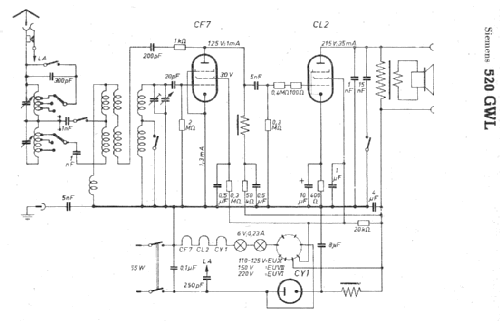 Zweiröhren Standard 520GWL; Siemens & Halske, - (ID = 6572) Radio