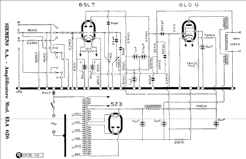 ELA-626; Siemens Italia; (ID = 979807) Ampl/Mixer