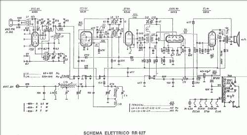 Elettra RR-627; Siemens Italia; (ID = 1294247) Radio