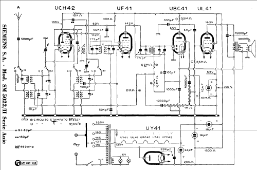 SM5022; Siemens Italia; (ID = 973347) Radio