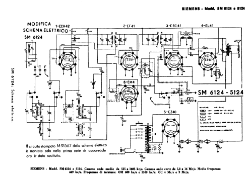 SM5124; Siemens Italia; (ID = 732470) Radio