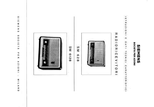 SM628; Siemens Italia; (ID = 1037902) Radio