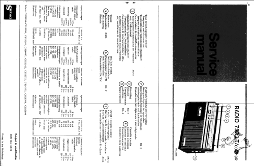 7333T/00R; Siera; Belgien (ID = 1092803) Radio