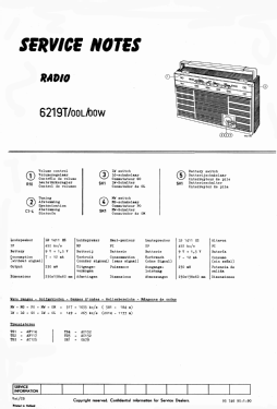 Radio 6219T /00L /00W; Siera; Belgien (ID = 3127362) Radio