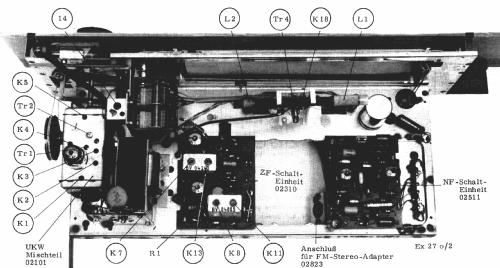 Stereo-Musiktruhe Ch= 27506; Silva Tonmöbel, (ID = 672144) Radio