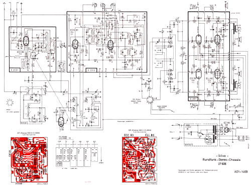 Stereo-Musiktruhe Ch= 27506; Silva Tonmöbel, (ID = 672695) Radio