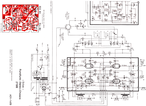 Stereo-Musiktruhe Ch= 27506; Silva Tonmöbel, (ID = 671298) Radio