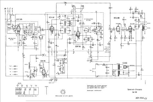 Musikgerät Spezial-Chassis Körting 24101; Silva Tonmöbel, (ID = 2495090) Radio