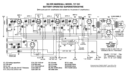 727-DC ; Silver - Marshall; (ID = 2409507) Radio