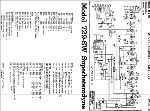 729-SW ; Silver - Marshall; (ID = 607316) Radio