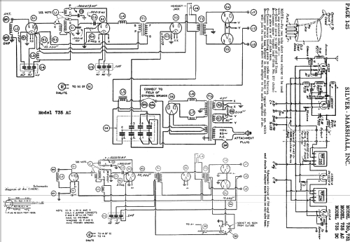 SM-735 DC ; Silver - Marshall; (ID = 609544) Radio