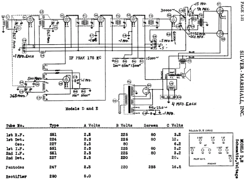 D ; Silver - Marshall; (ID = 608414) Radio