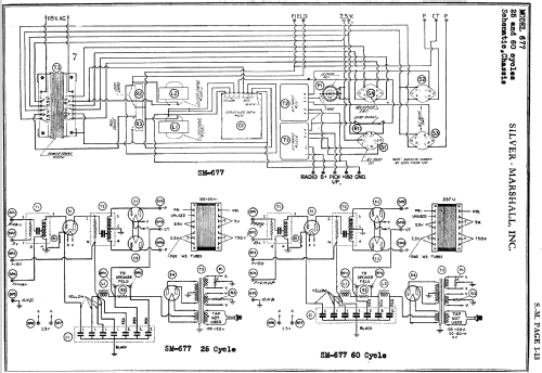 SM-677 ; Silver - Marshall; (ID = 244385) Ampl/Mixer