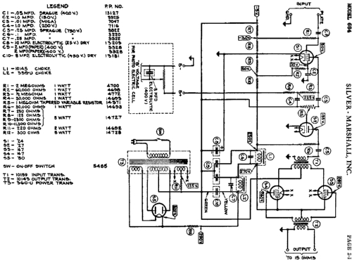 SM-684 ; Silver - Marshall; (ID = 607664) Ampl/Mixer