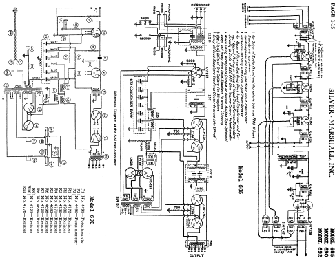 SM-685 ; Silver - Marshall; (ID = 610517) Ampl/Mixer