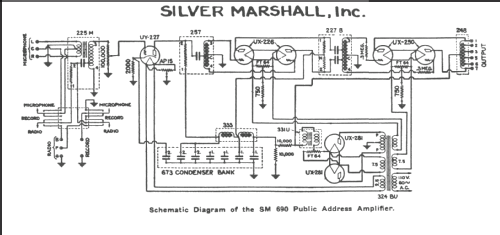 SM-690 ; Silver - Marshall; (ID = 246618) Ampl/Mixer