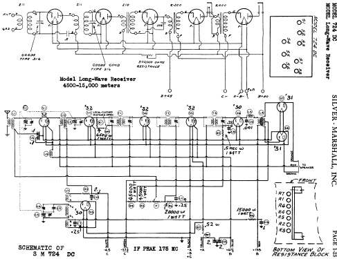 SM-724 DC ; Silver - Marshall; (ID = 608739) Radio