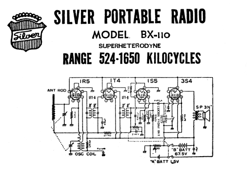 BX-110; Silver Brand - Shin- (ID = 1033391) Radio