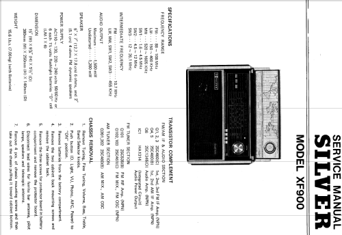 Space Master XF900; Silver Brand - Shin- (ID = 319913) Radio