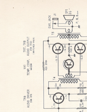 2 Band 8 Transistor 8TS-345 Radio Silver Brand - Shin