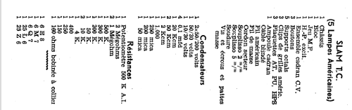 SLAM TC5 Américain; Simplex, Le Matériel (ID = 1636324) Radio