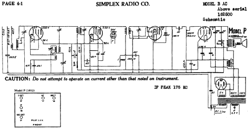 P ; Simplex Radio Co.; (ID = 584296) Radio