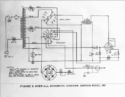 Horizontal System Analyzer - Capacity Meter 382; Simpson Electric Co. (ID = 2324908) Ausrüstung