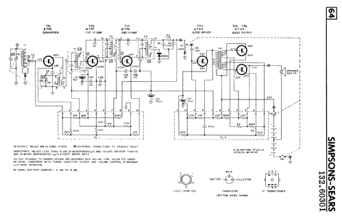 11013 Ch= 132.60301; Simpsons Sears Ltd.; (ID = 2359927) Radio