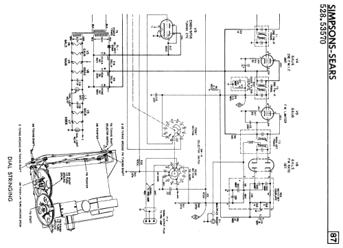 AM/FM Tuner Chassis Ch= 528.53570; Simpsons Sears Ltd.; (ID = 2310109) Radio