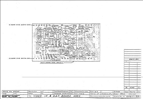 Micro Vision MTV1 MTV1A; Sinclair Radionics (ID = 647316) Television