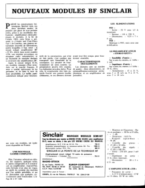 Stereo Sixty ; Sinclair Radionics (ID = 2744342) Ampl/Mixer