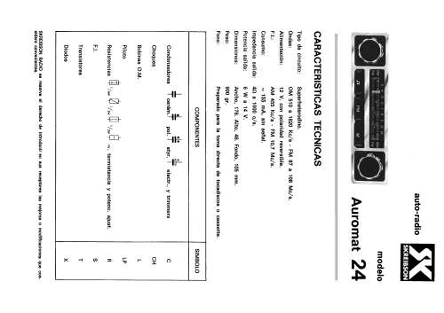 Auromat 24; Skreibson; Barcelona (ID = 2105184) Car Radio