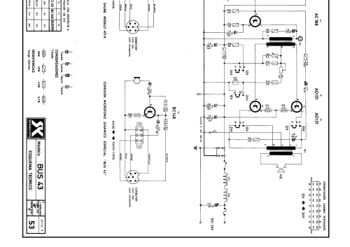 Bus 43; Skreibson; Barcelona (ID = 2107954) Ampl/Mixer